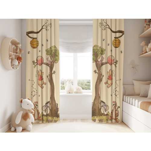Classic Bear Baby Boy Room Curtain Nursery Curtains Window Curtains