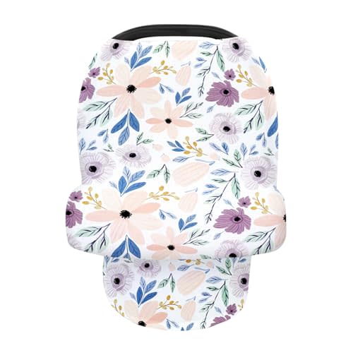 Baby Car Seat Cover and Nursing Cover | 1-piece set, car seat and nursing use, stretch fabric