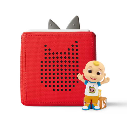 Tonies Cocomelon Toniebox Audio Player Starter Set with JJ, Red, Weight: 3 lbs