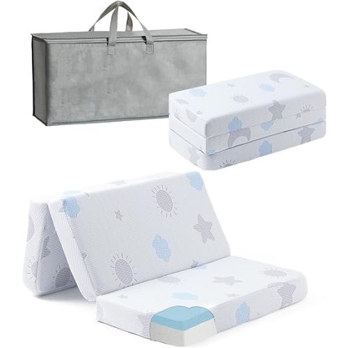 Trifold Pack and Play Mattress 38x26''