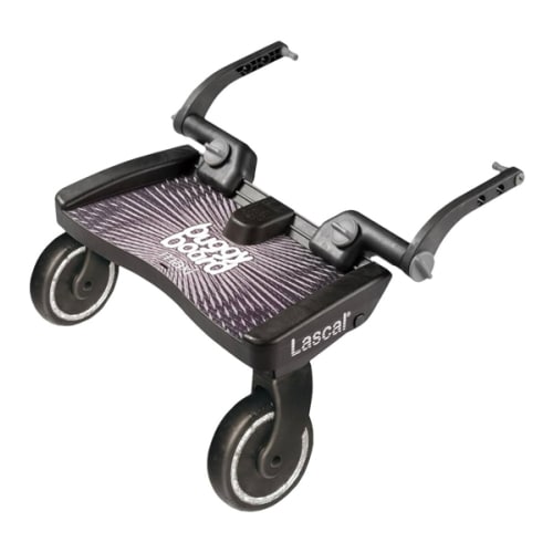 BuggyBoard Maxi Universal Stroller Board, Fits Strollers Including UPPAbaby, Baby Jogger, Bugaboo, No Need for a Double Stroller for Infant and Toddler, Max Weight 66 lbs, Black