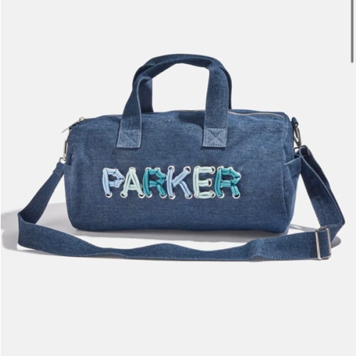 Thready to Go Kids’ Custom Duffle - Dark Denim/Blue Multi