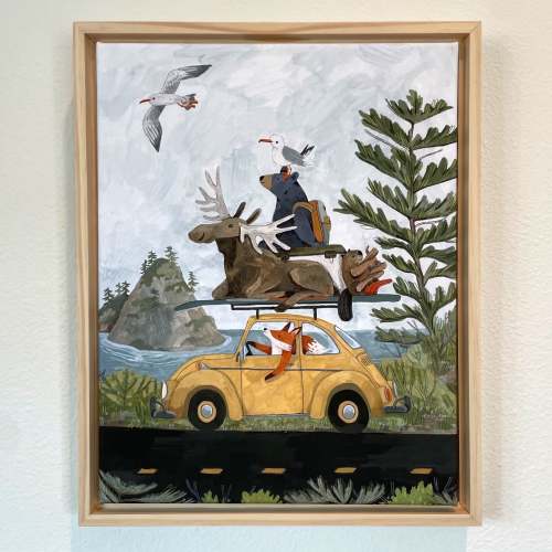 16x20 Framed Canvas Print