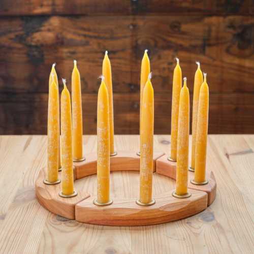 Cherry Birthday Ring (12 or 16 Candle Holes with Brass Inserts) with or without Candles + Optional Accessories