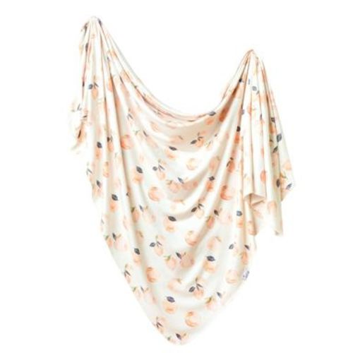 Copper Pearl Bloom Knit Swaddle Blanket - Caroline