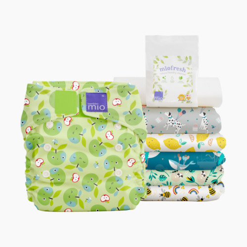 Bambino Mio Miosolo All-In-One Reusable Cloth Diaper Set (6 Pack) - Classic Favorites