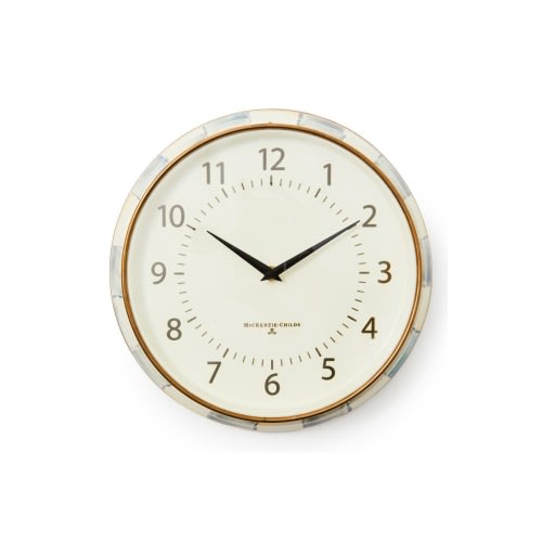 Sterling Check School Wall Clock