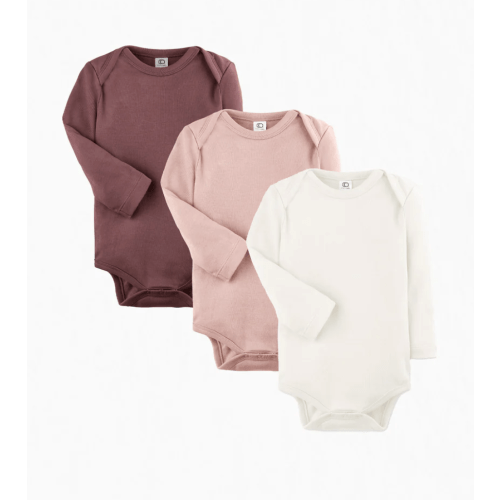 3-Pack Long Sleeve Bodysuit Bundle