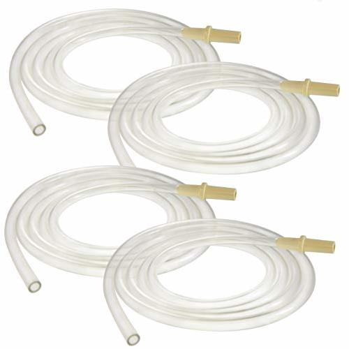 Nenesupply Tubing x 4 Compatible with Pump in Style Advanced Breastpump Replacement Parts for Medela Tubing. Transparent Plastic Tubing. Not Original Medela Pump Parts