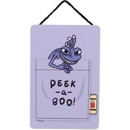 Disney Pixar Monsters, Inc. Randall Pocket Hanging Wood Wall Decor