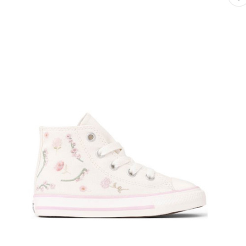 Converse Chuck Taylor All Star Boho Floral High-Top Sneaker - Baby / Toddler - Vintage White / Summit Pink | Journeys