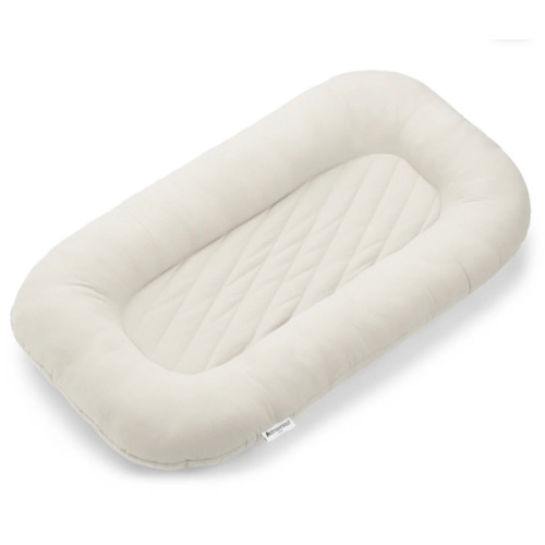 Ultra-Soft Striped Infant Lounger Bed