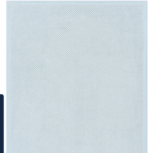 Harborview Herringbone Sky Mini Blanket