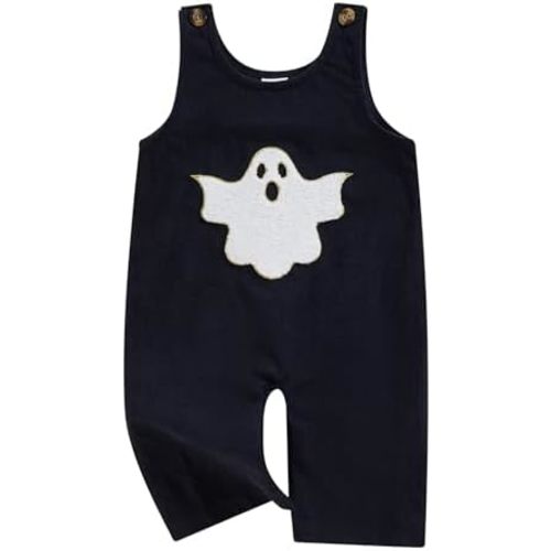Thanksgiving Outfit For Kids Ghost Romper Jumpsuit Corduroy Overall Baby Girl Boy Halloween Outfit Fall Clothes