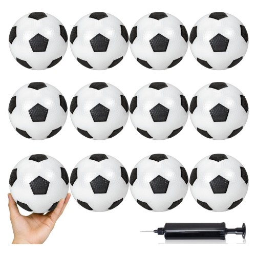 12 PCS Small Soccer Balls, Inflatable 4'' Mini Soccer Ball for Kids | Kids Indoor Outdoor Toys Sports Games, Beach Garden Toddlers Ball Toys Footballs for Boys Girls Gifts & Party Favors
