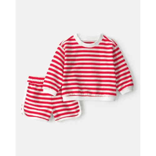 Baby 2-Piece Top & Short Set - Red | Carter's