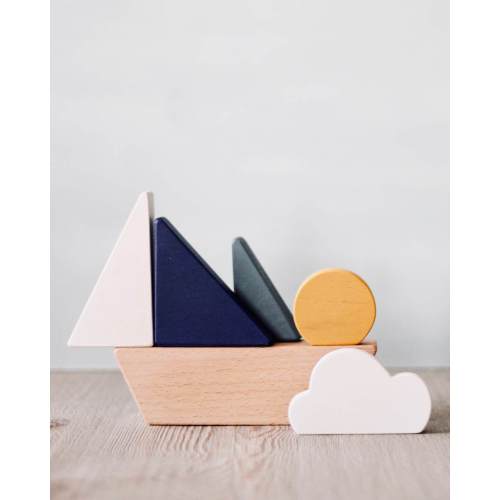 Handmade Boat Stacking Toy                        – Odin Parker