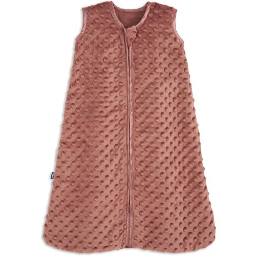 HALO Sleepsack Plush Dot Velboa Wearable Blanket, TOG 1.5