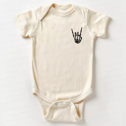 Rock on Bones Bodysuit For Baby 8