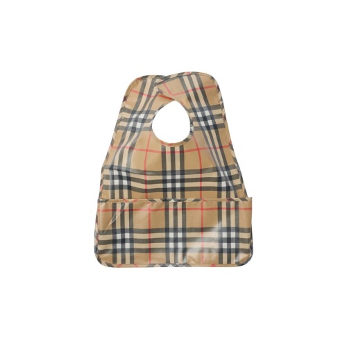 Check Coated Cotton Bib