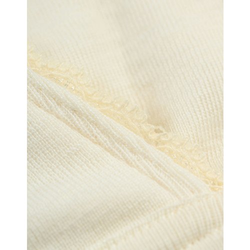 Women’s merino wool/silk bralette in Nature - US 4 - Dilling