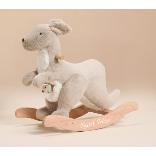 Kangaroo Plush Nursery Rocker