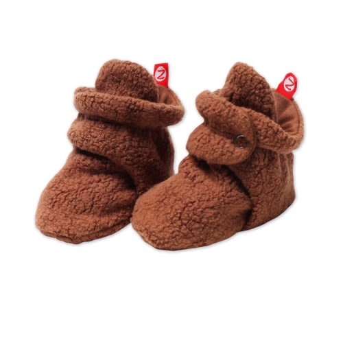 Zutano Fleece Bootie - Chocolate - 6 Months