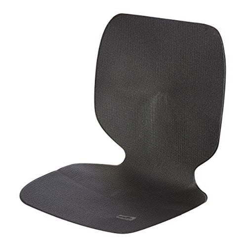 Evenflo Universal Undermat Seat Protector for Kids Car Seats and Boosters - Baby Protection (Black)