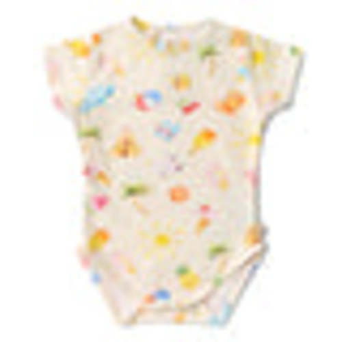 Beach Fun Short Sleeve Organic Bodysuit | Snuggle Hunny