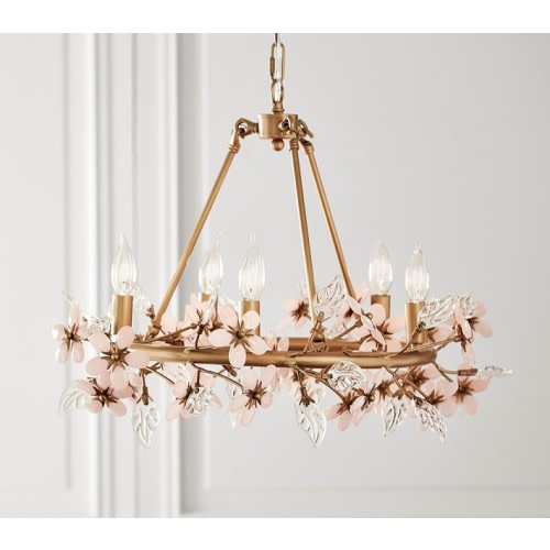 Grace Flower Chandelier (22")