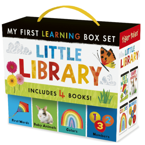 My First Learning Box Set: Little Library: First Words; Baby Animals; Colors; Numbers (Hardcover)