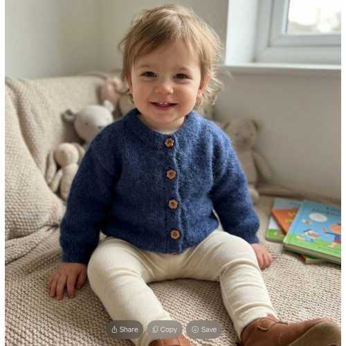 100% Alpaca Child Cardigan Soft Hypoallergenic Lots Of Colours
