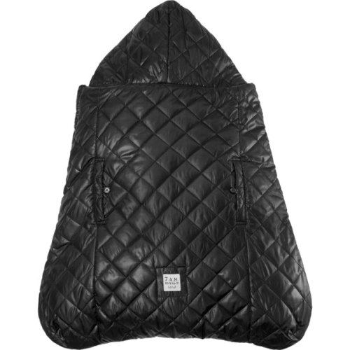 K-Poncho Carrier Cover, Black Plush - 7AM Enfant | Maisonette