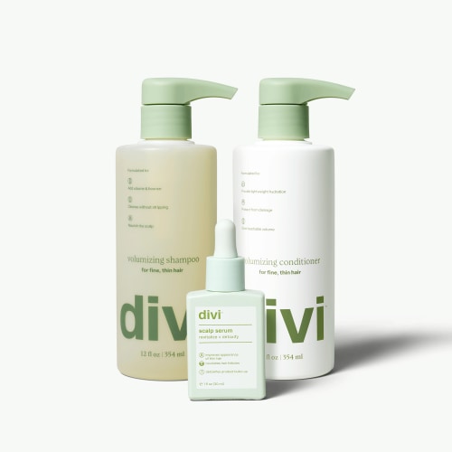 Volumizing Essentials Hair Bundle | Volume Shampoo & Conditioner and Scalp Serum