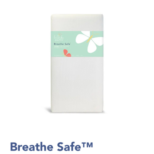 Lullaby Earth Breathe Safe Breathable Crib Mattress 2-Stage