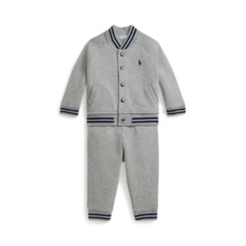 Baby Boys' Baseball Jacket and Jogger Pants, 2-Piece Set