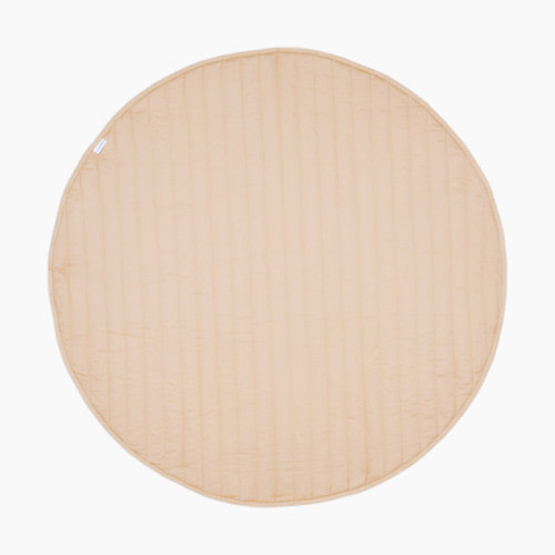 Snuggle Quilted Cotton Play Mat - Sandstone Stripes