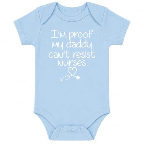 CBTwear I'm Proof My Daddy Can't Resist Nurses Baby Bodysuit