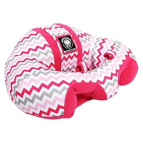 The Original Hugaboo Infant Sitting Chair - Pink Chevron