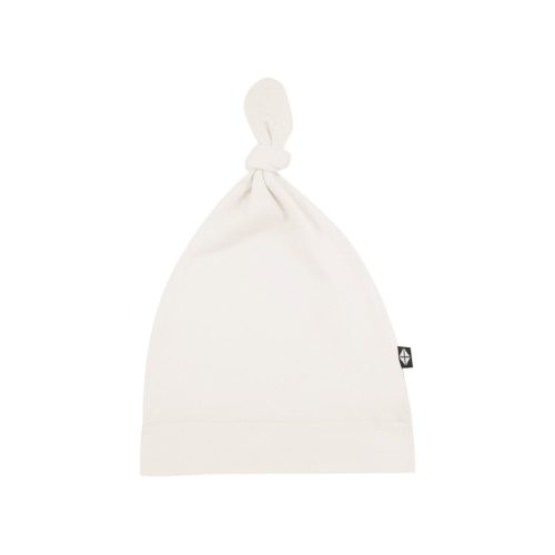 Knotted Cap in Oat - Kyte Baby Bamboo Baby Clothes, Sleep Bags & Essentials