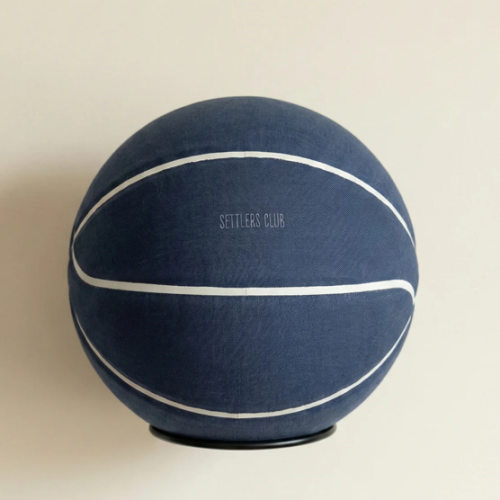 Linen Basketball Wall Decor – Settlers Club