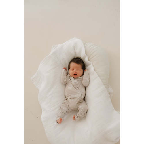 bamboo zip pajamas - excavator