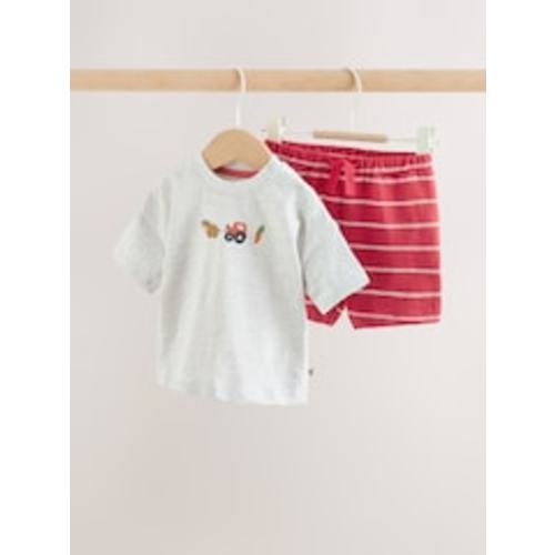 Buy Red Farm Print Top and Shorts Baby Set (0mths-2yrs) from Next USA
