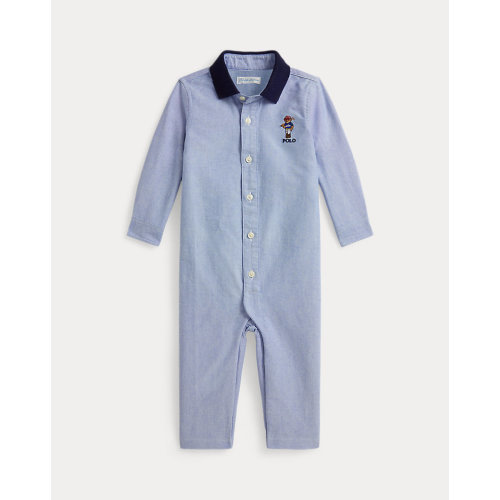 Polo Bear Cotton Oxford Coverall