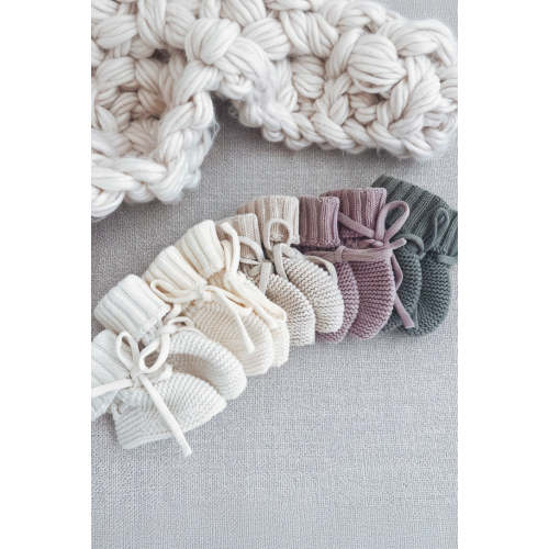 Knit Baby Booties