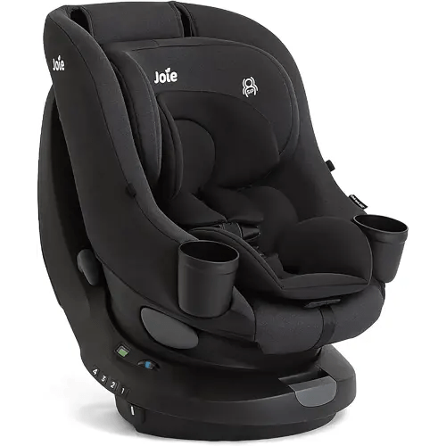Joie Chili Spin 360 2-in-1 Rotating Convertible Car Seat with a 360 Spin and Easy Installation - Lower Anchor Attachment or Vehicle Belt Installation (Shale)