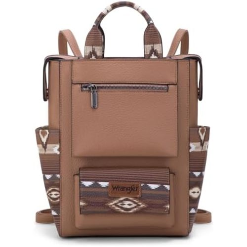 Montana West Wrangler Aztec Backpack Purse for Women Ladies Convertible Stylish Anti Theft Purse with Adjustable Strap