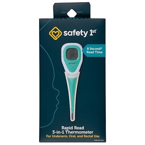 Safety 1st Rapid Read 3-In-1 Thermometer, Aqua, One Size