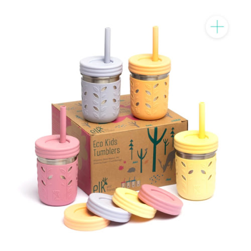 Stainless Steel 10oz Drinking Tumblers + Food Storage