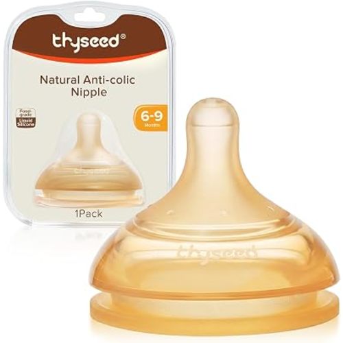 Thyseed Anti-Colic Series Nipple, Fast Flow,6+ Months, 1-Pack